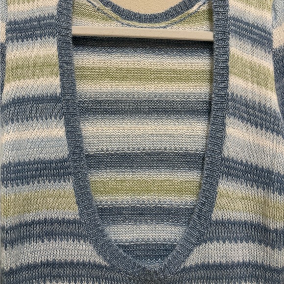 Backless Knit Mini Dress Long Sleeve , Sweater Dress, Summer Beach Wear☀️⛅️ - Picture 4 of 5